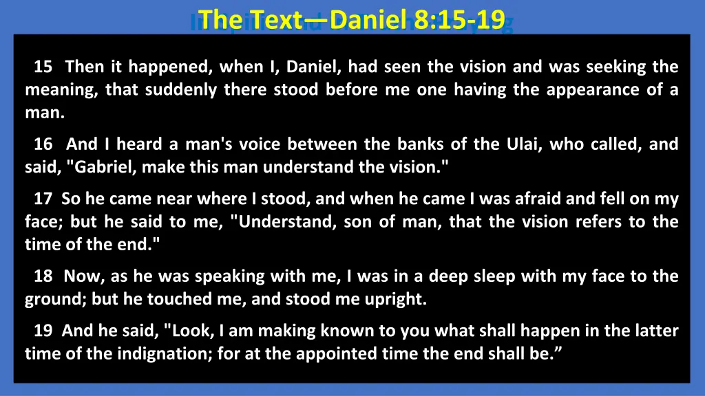 in spirit and in truth praying the text daniel