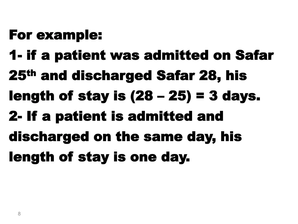 for example for example 1 1 if a patient
