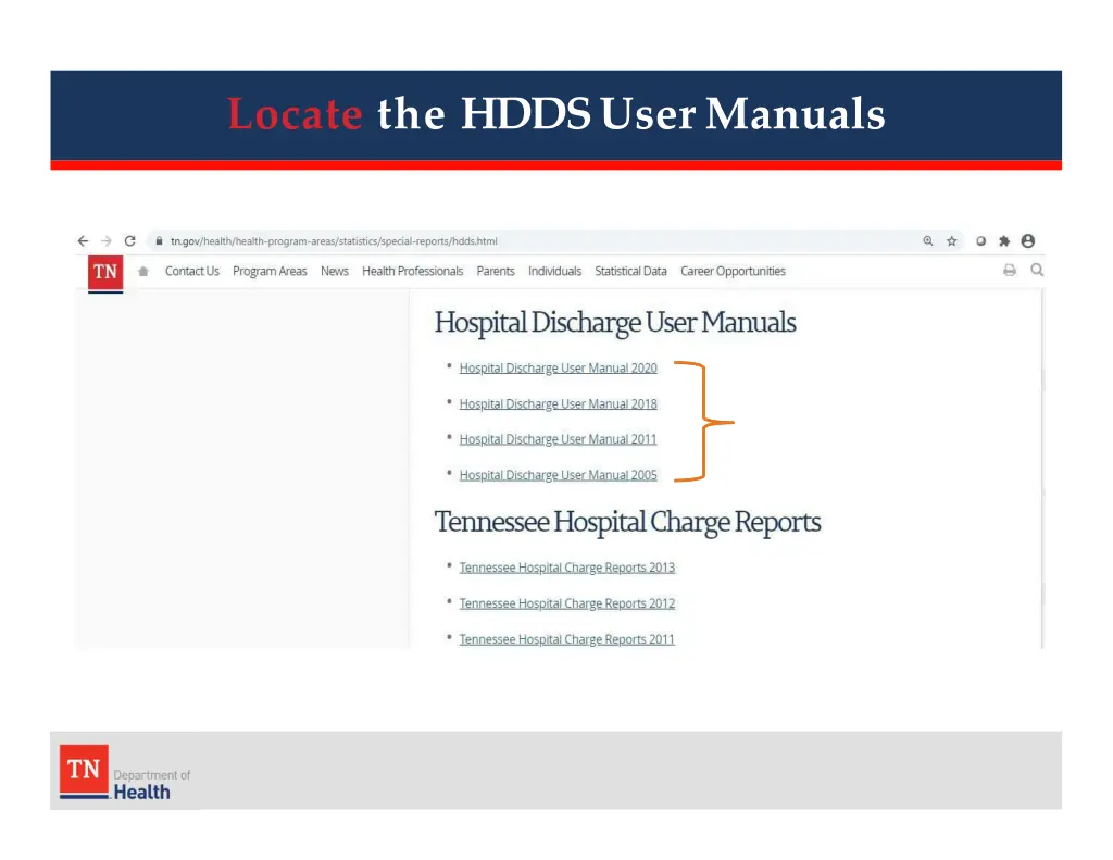 locate the hdds usermanuals