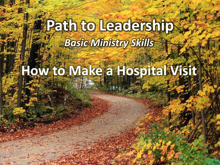 path to leadership basic ministry skills