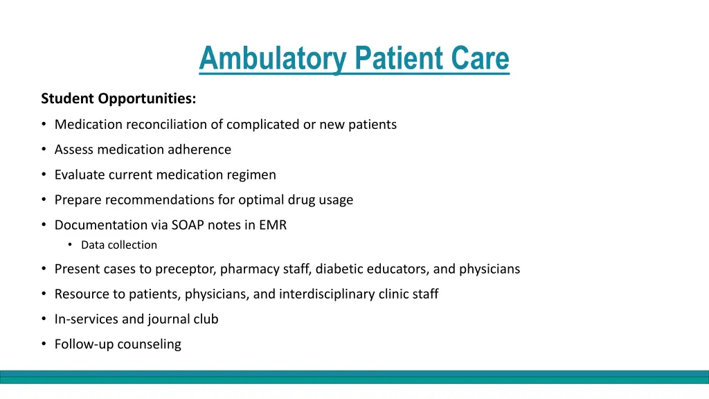 ambulatory patient care
