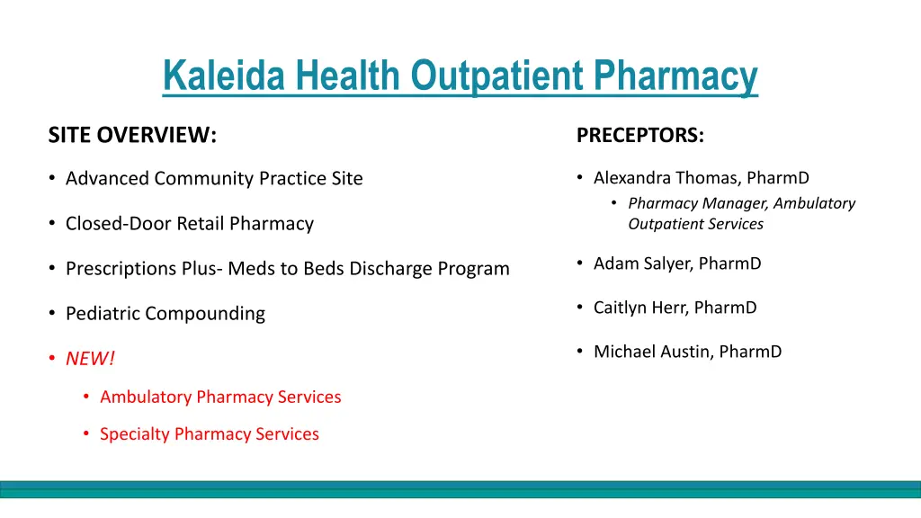 kaleida health outpatient pharmacy 1