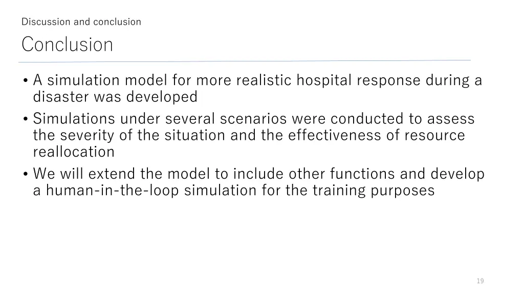 discussion and conclusion conclusion