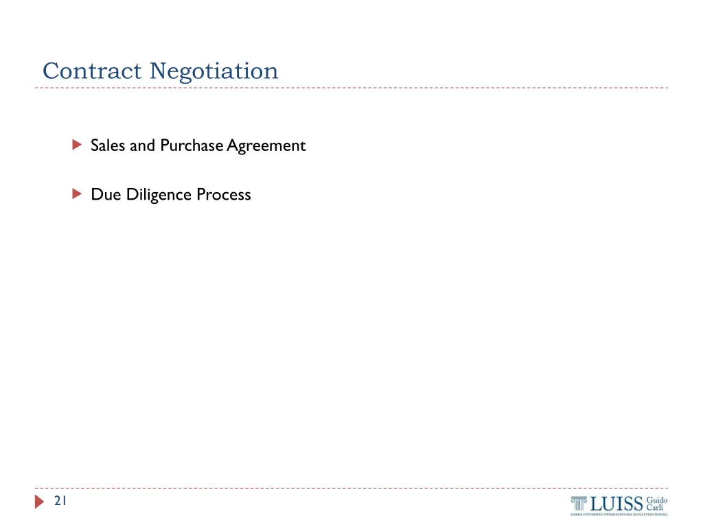contract negotiation