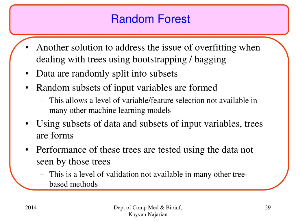 random forest