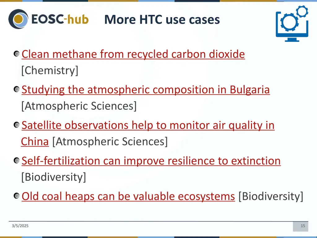 more htc use cases