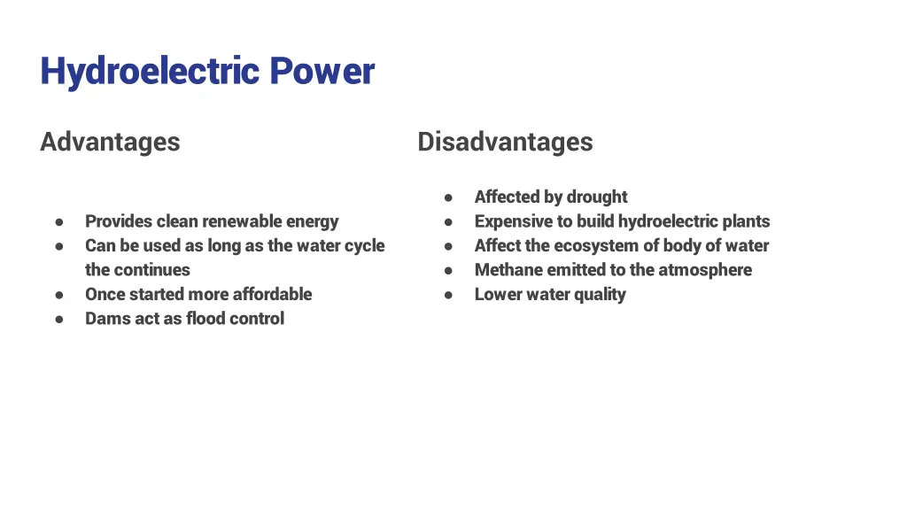 hydroelectric power 1