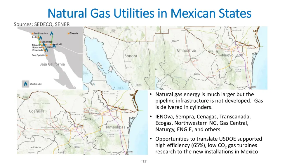 natural gas utilities in mexican states natural