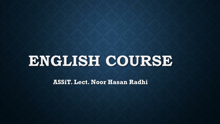 english course