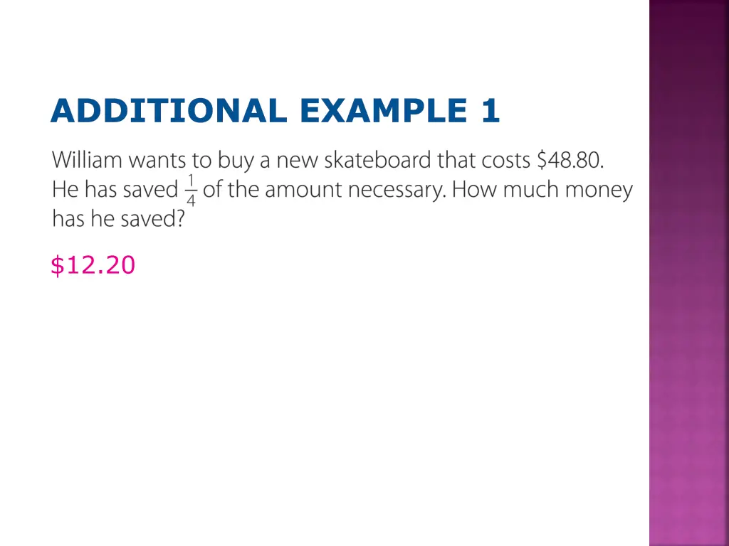 additional example 1 1