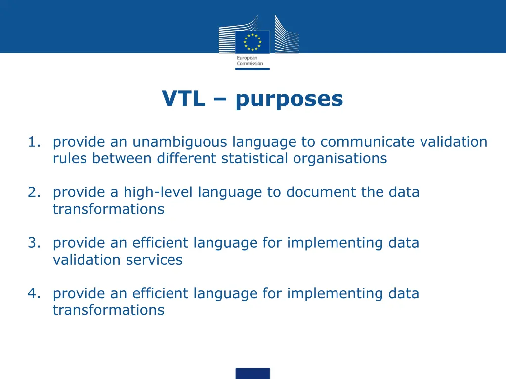 vtl purposes