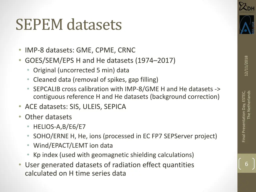 sepem datasets