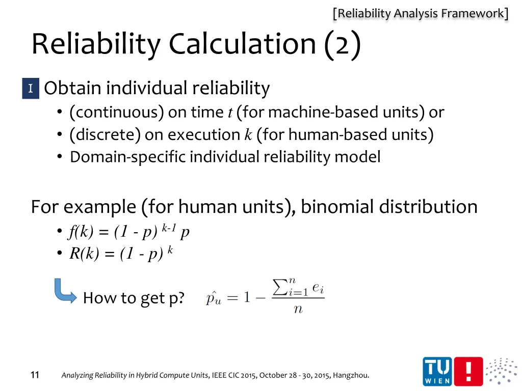 reliability analysis framework 2
