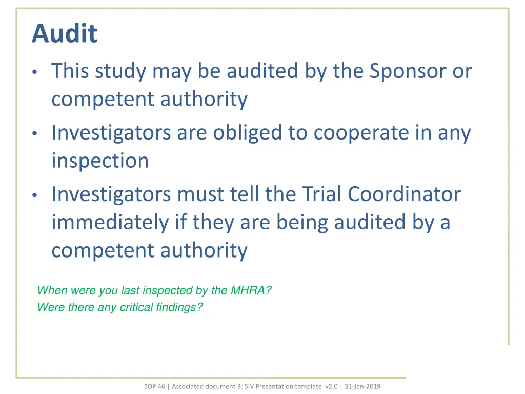 audit