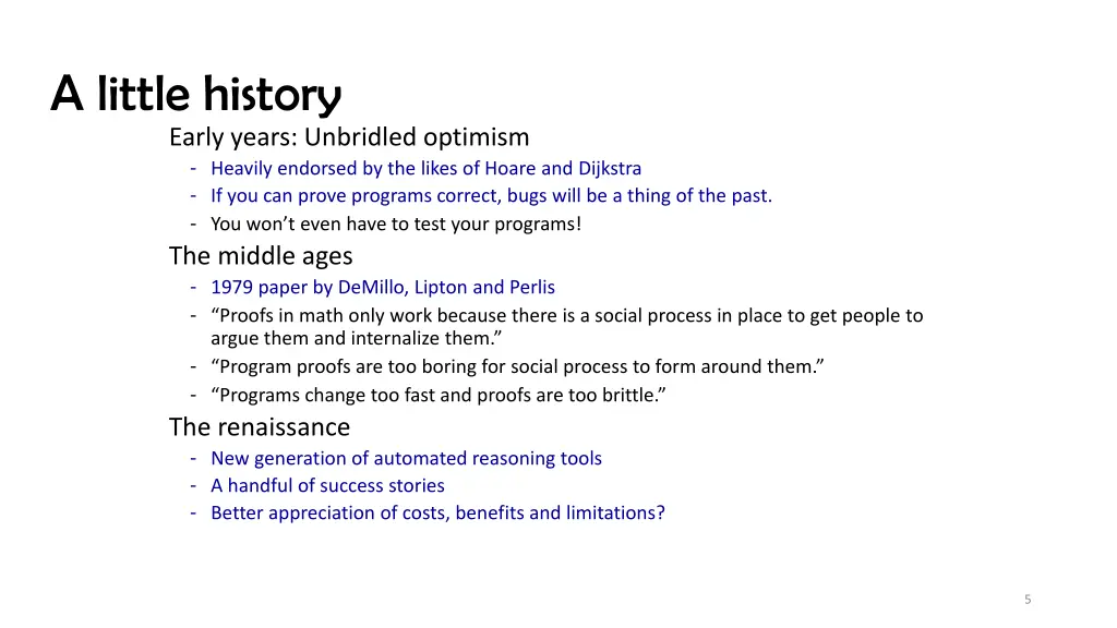 a little history