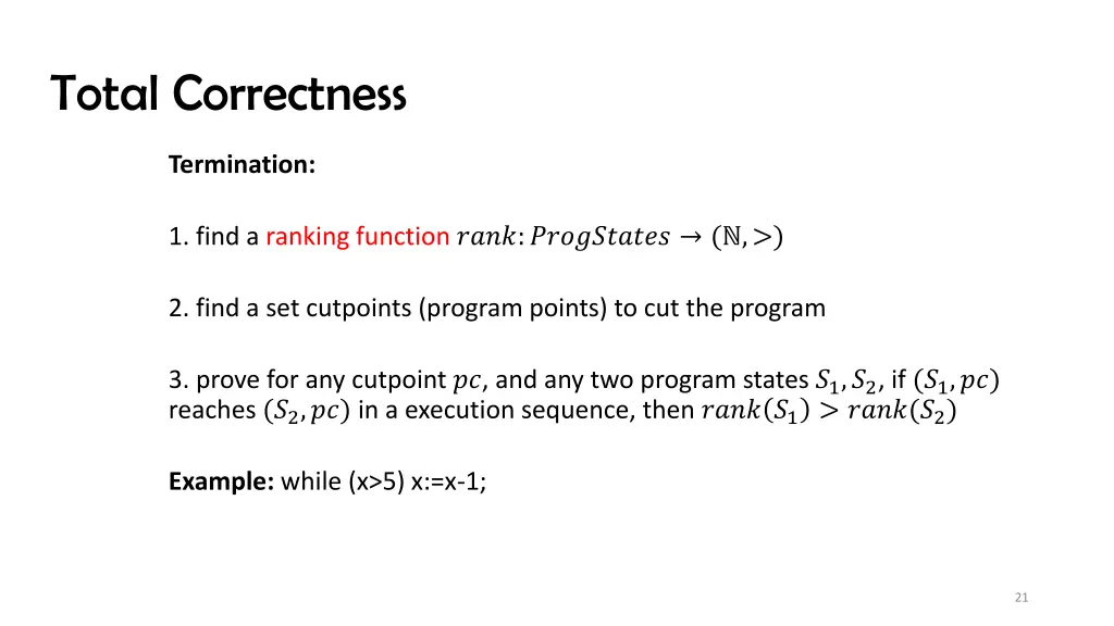 total correctness 1