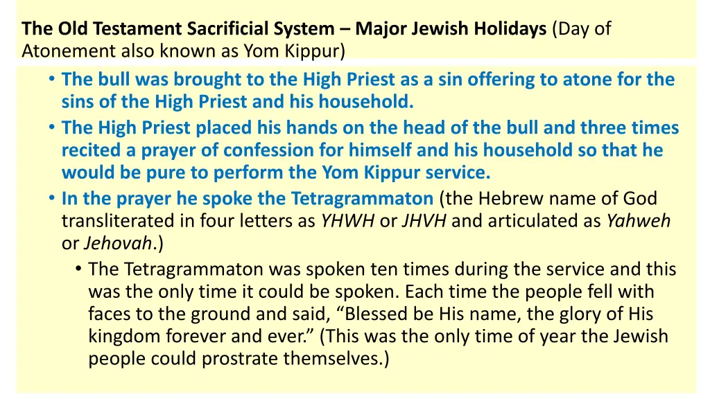 the old testament sacrificial system major jewish 2