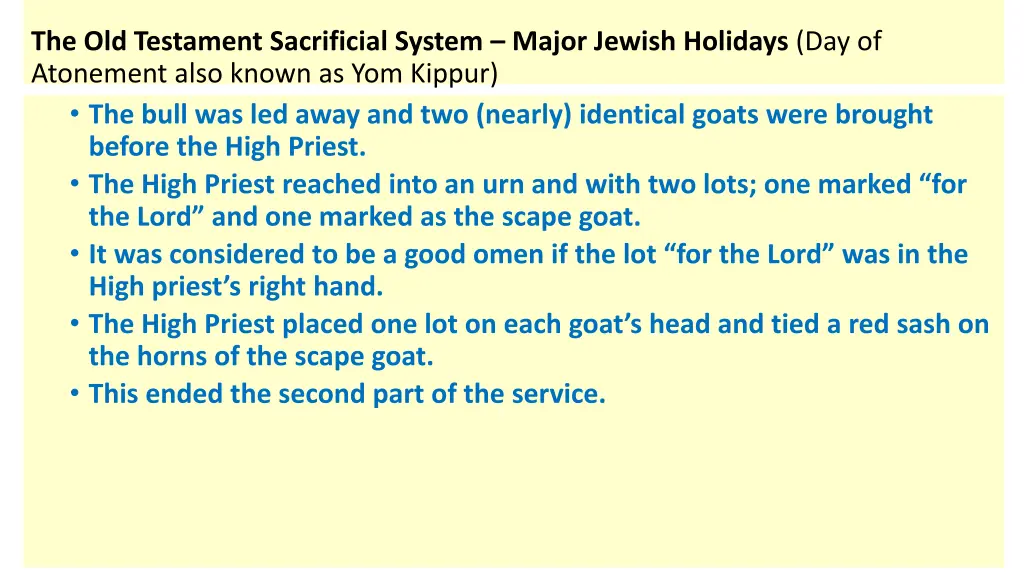 the old testament sacrificial system major jewish 3