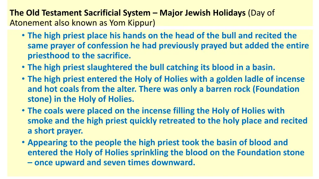 the old testament sacrificial system major jewish 4