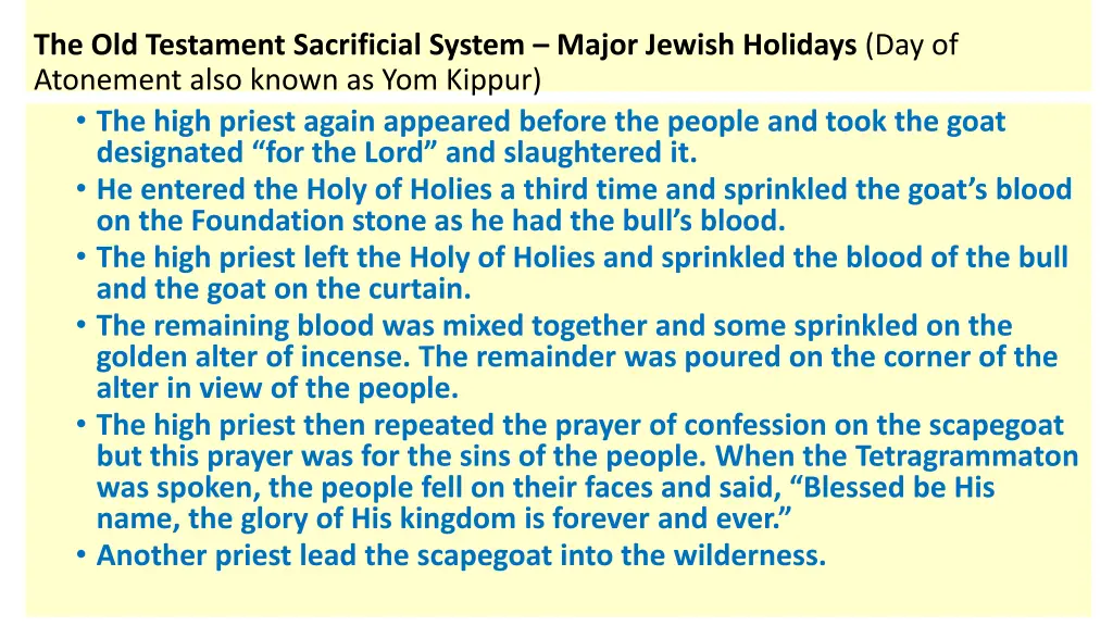 the old testament sacrificial system major jewish 5