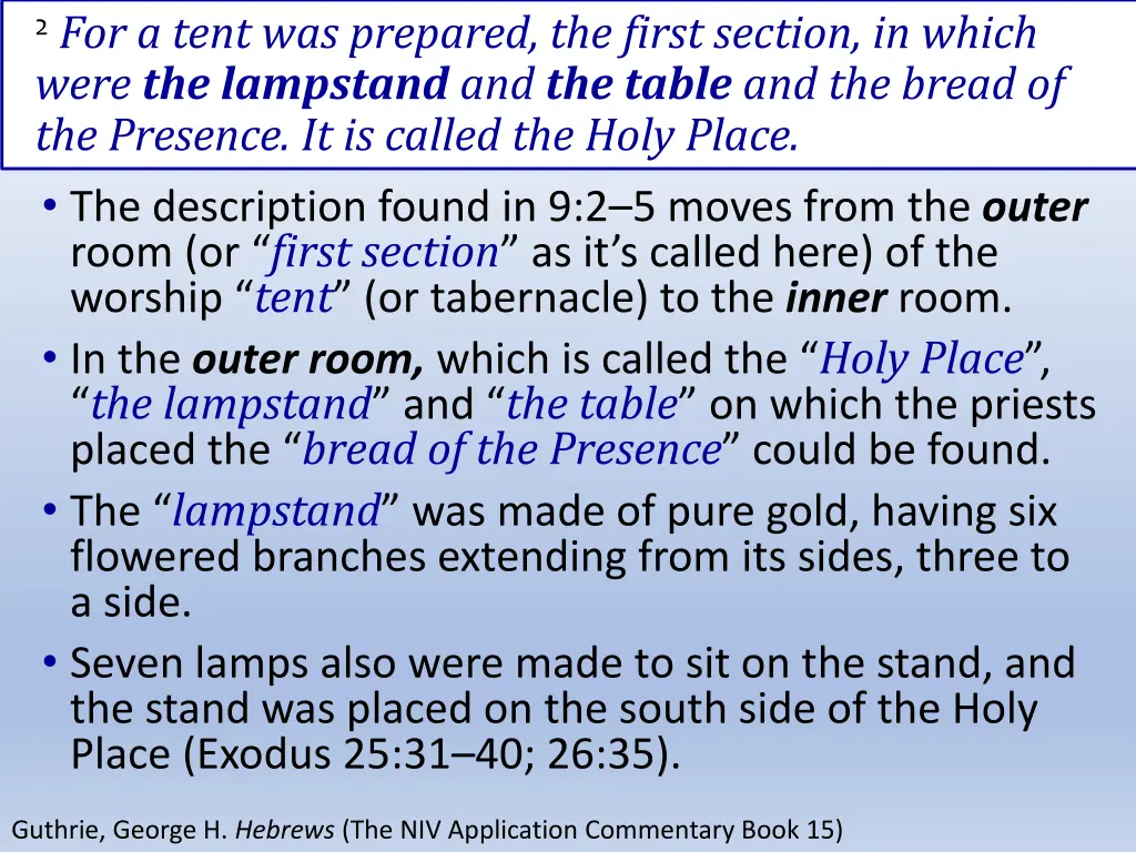 2 for a tent was prepared the first section