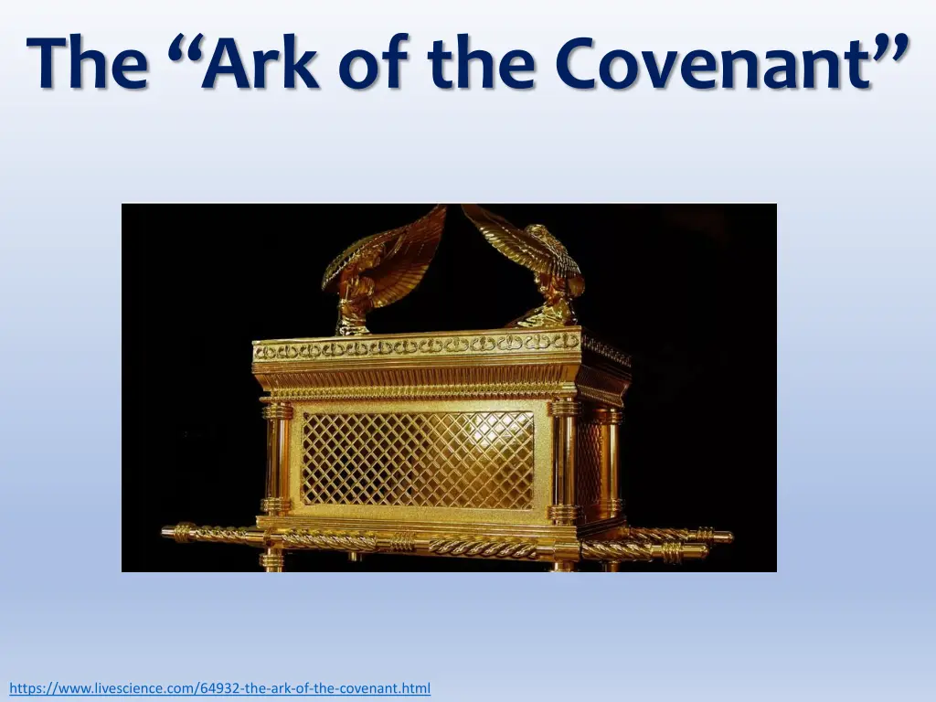 the ark of the covenant