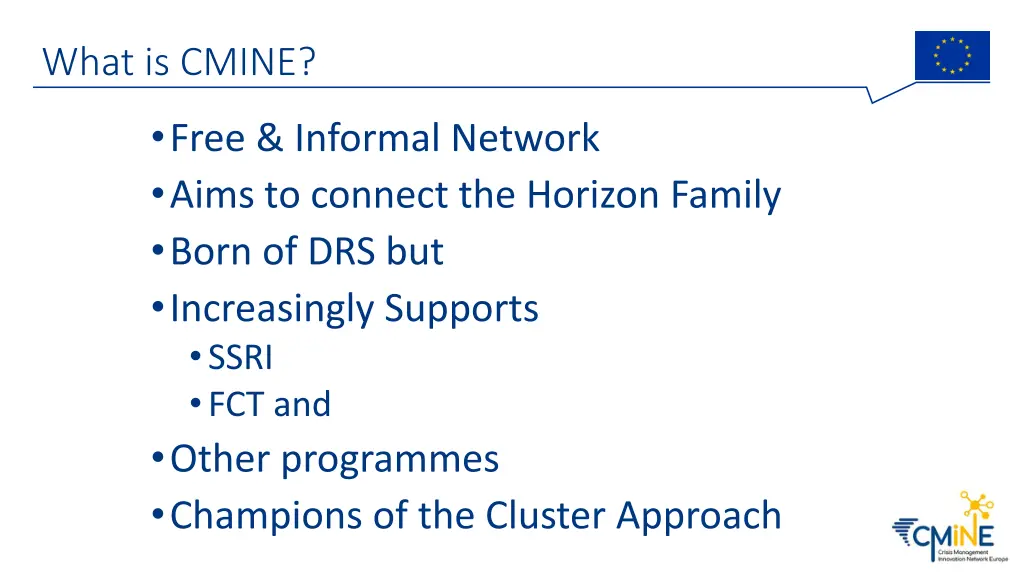what is cmine