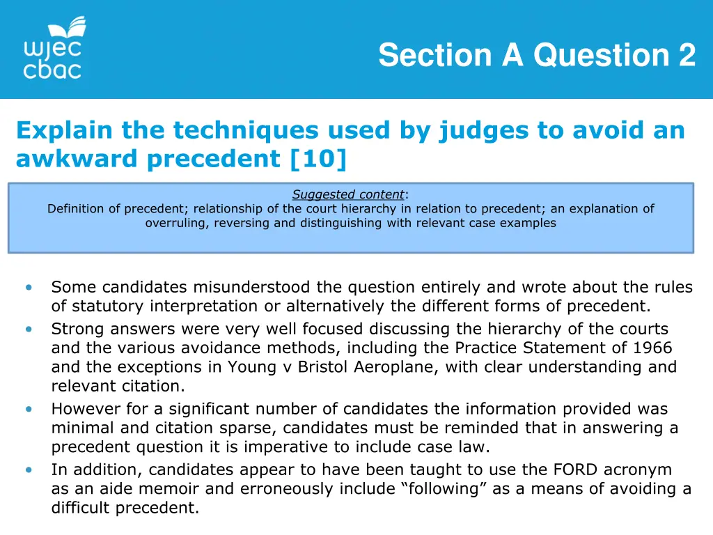 section a question 2