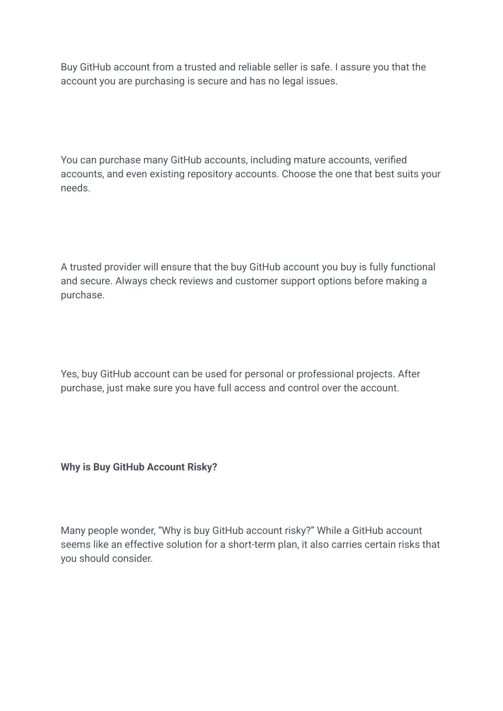 buy github account from a trusted and reliable