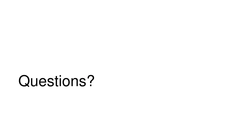 questions