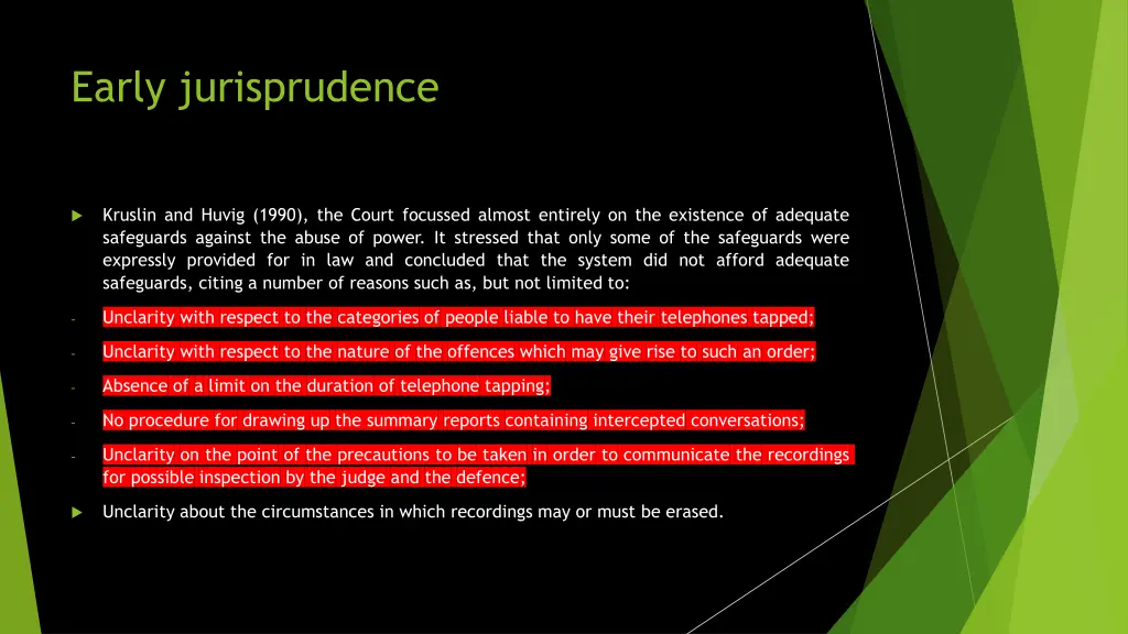 early jurisprudence 4