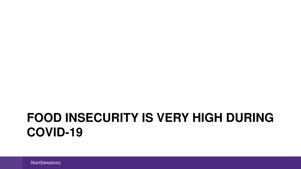 food insecurity is very high during covid 19