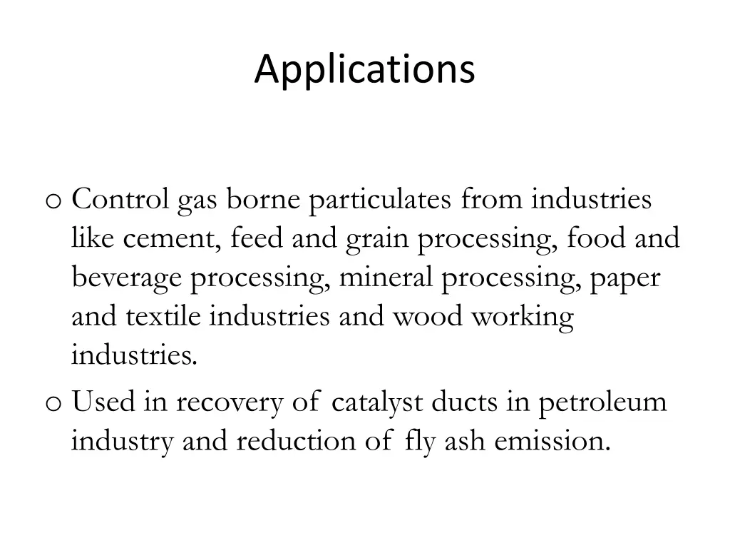 applications