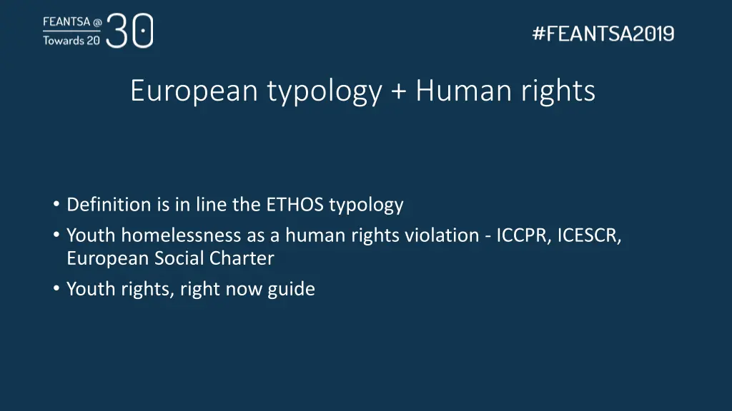 european typology human rights