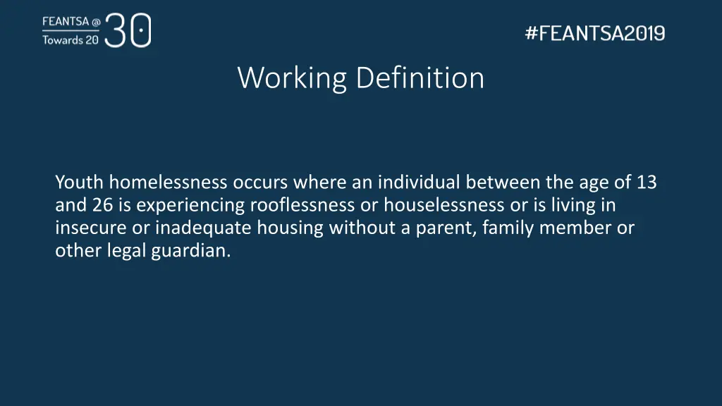 working definition