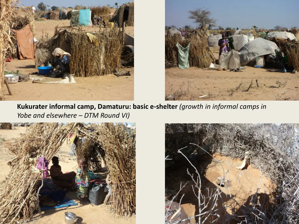kukurater informal camp damaturu basic e shelter