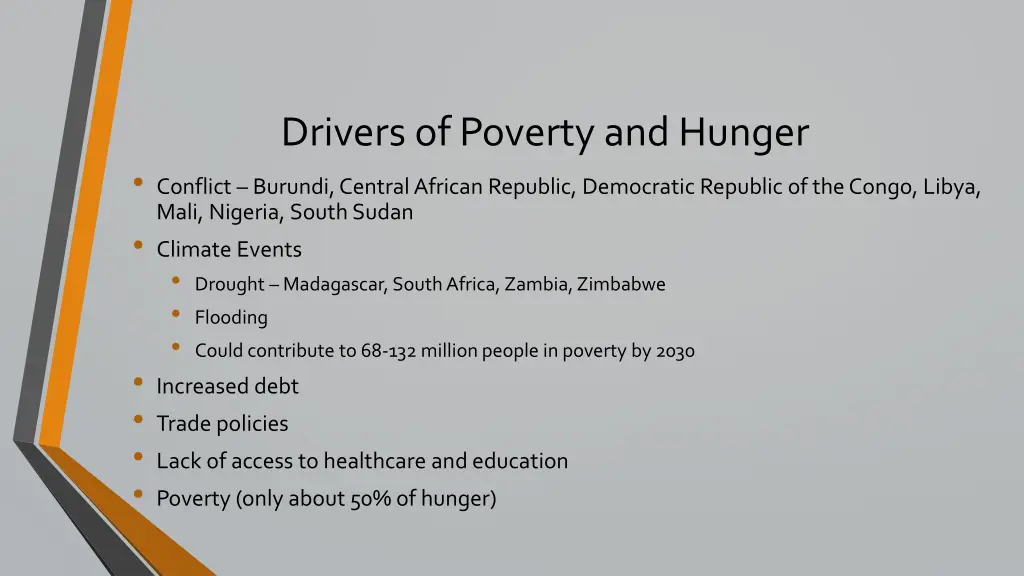 drivers of poverty and hunger conflict burundi