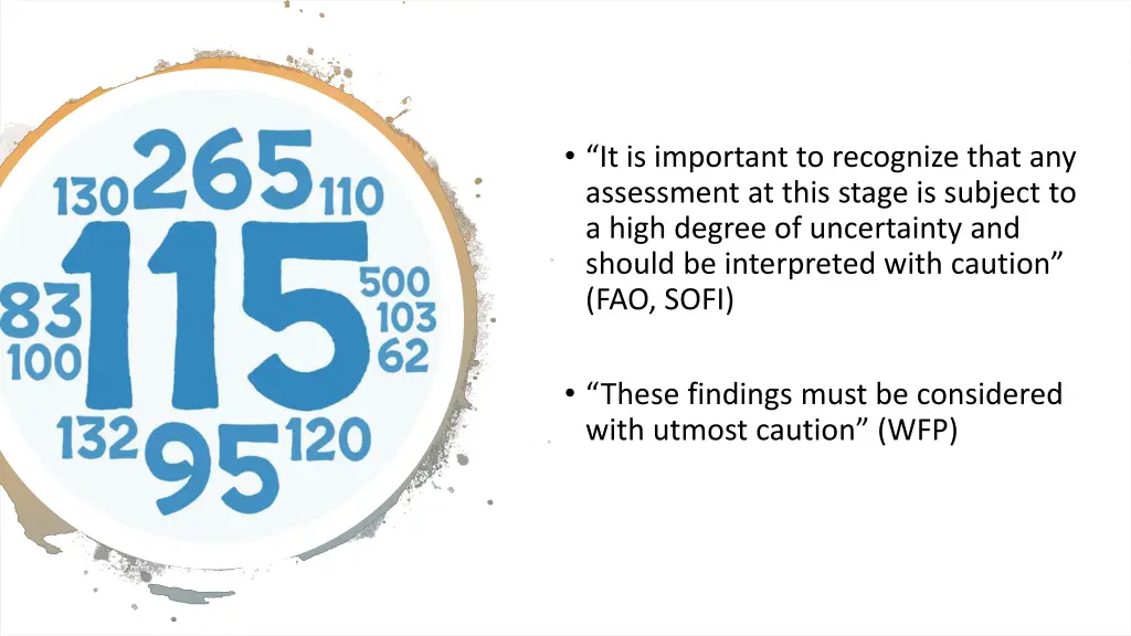 it is important to recognize that any assessment