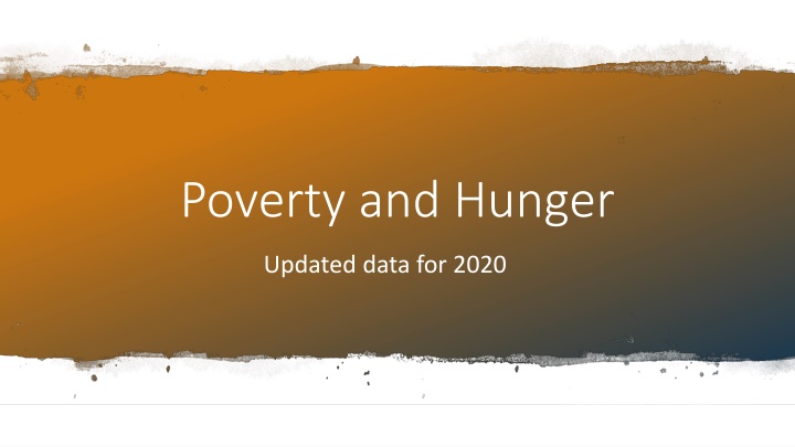 poverty and hunger