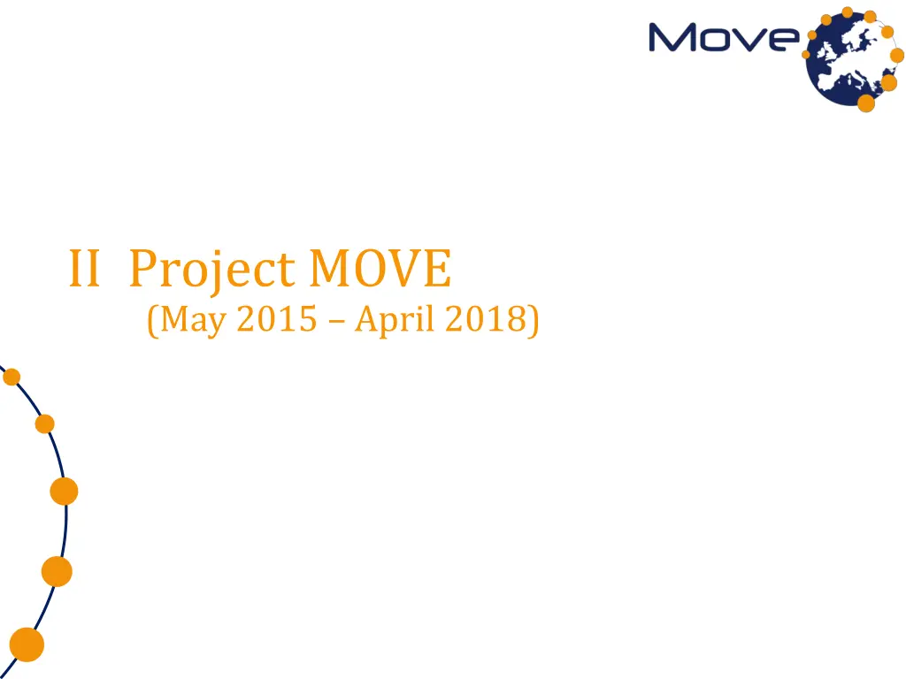 ii project move may 2015 april 2018