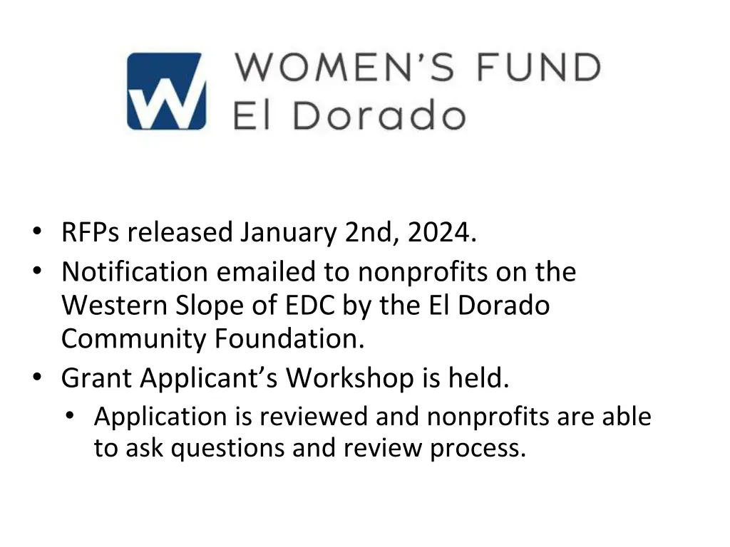 rfps released january 2nd 2024 notification