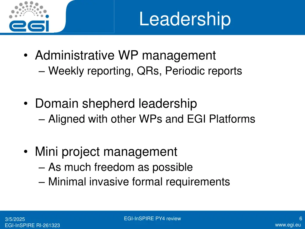leadership