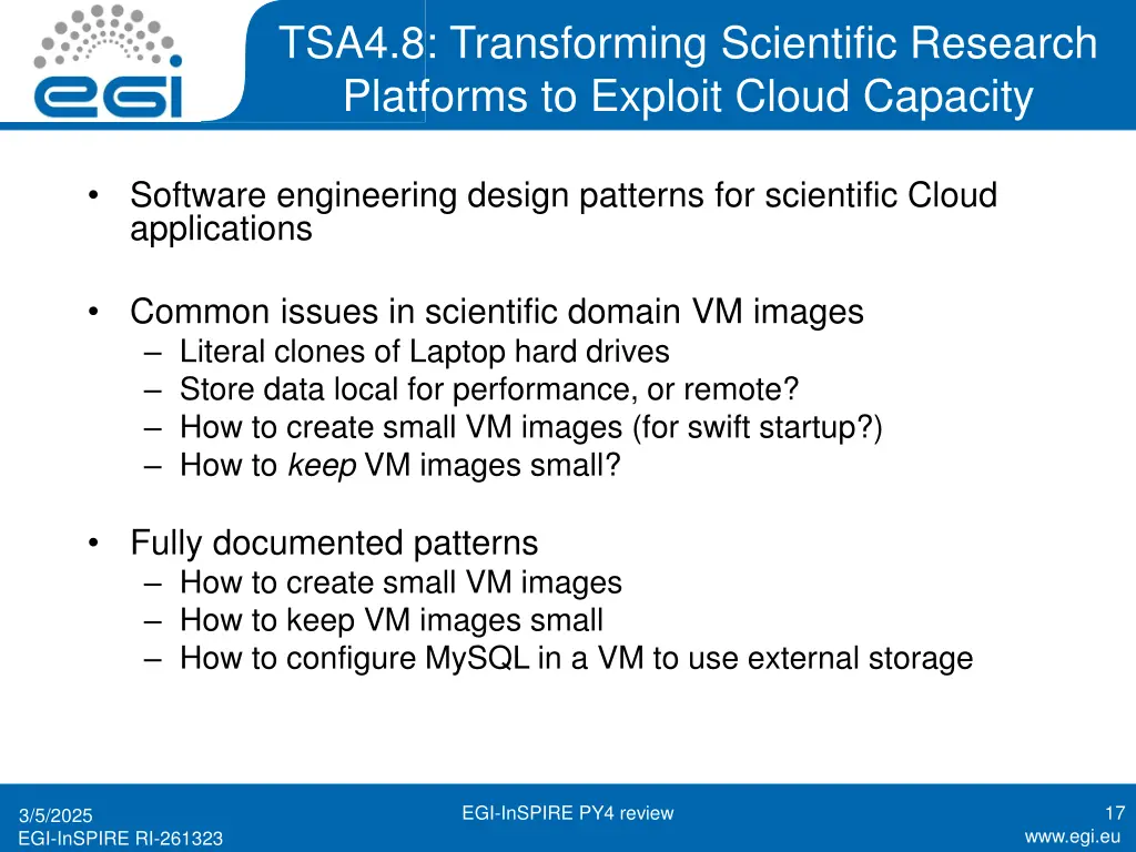 tsa4 8 transforming scientific research platforms