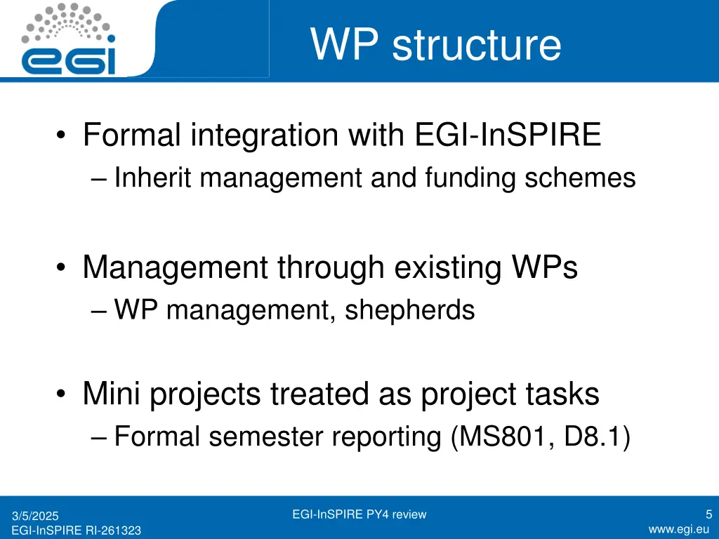 wp structure