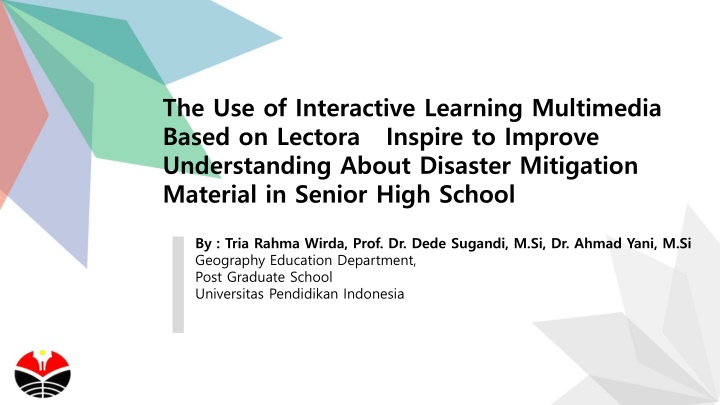 the use of interactive learning multimedia based