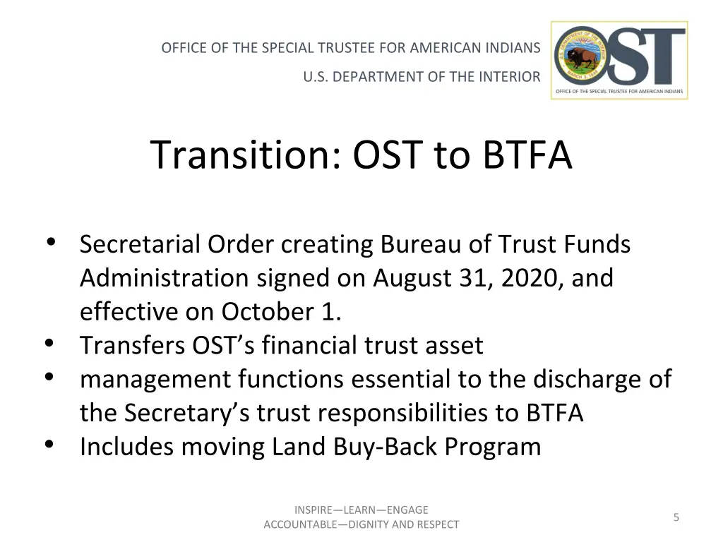 office of the special trustee for american indians 3