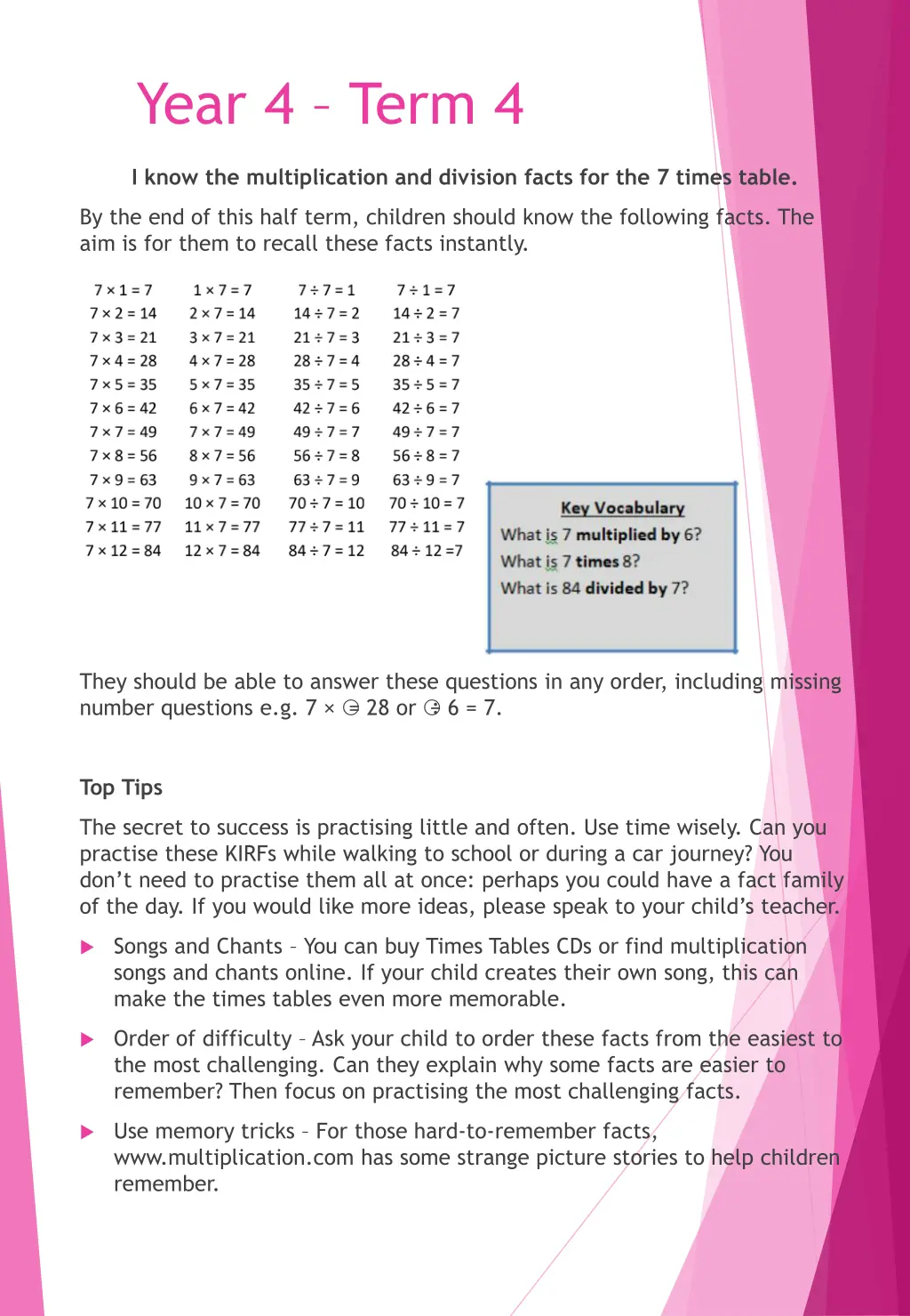 year 4 term 4