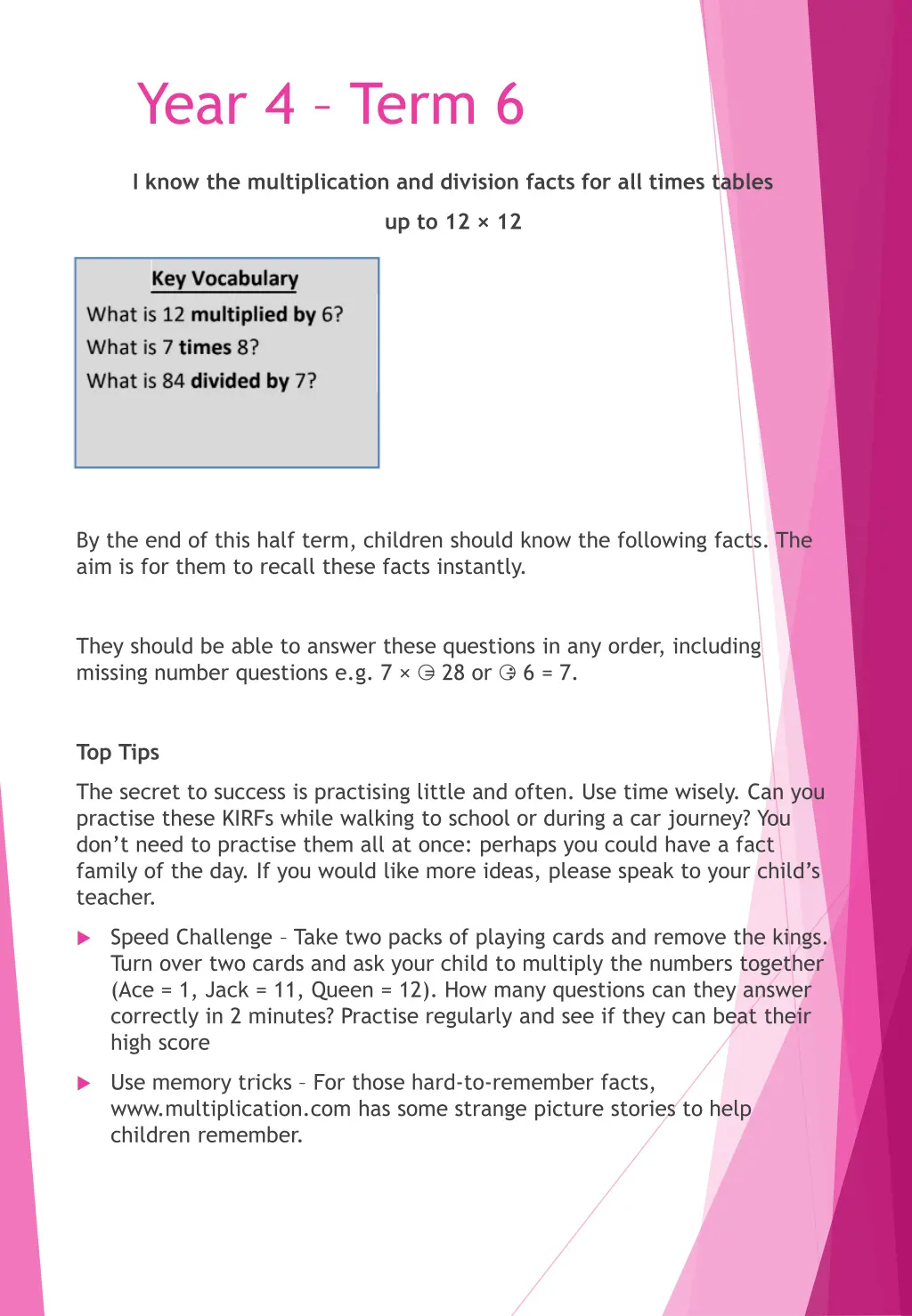 year 4 term 6