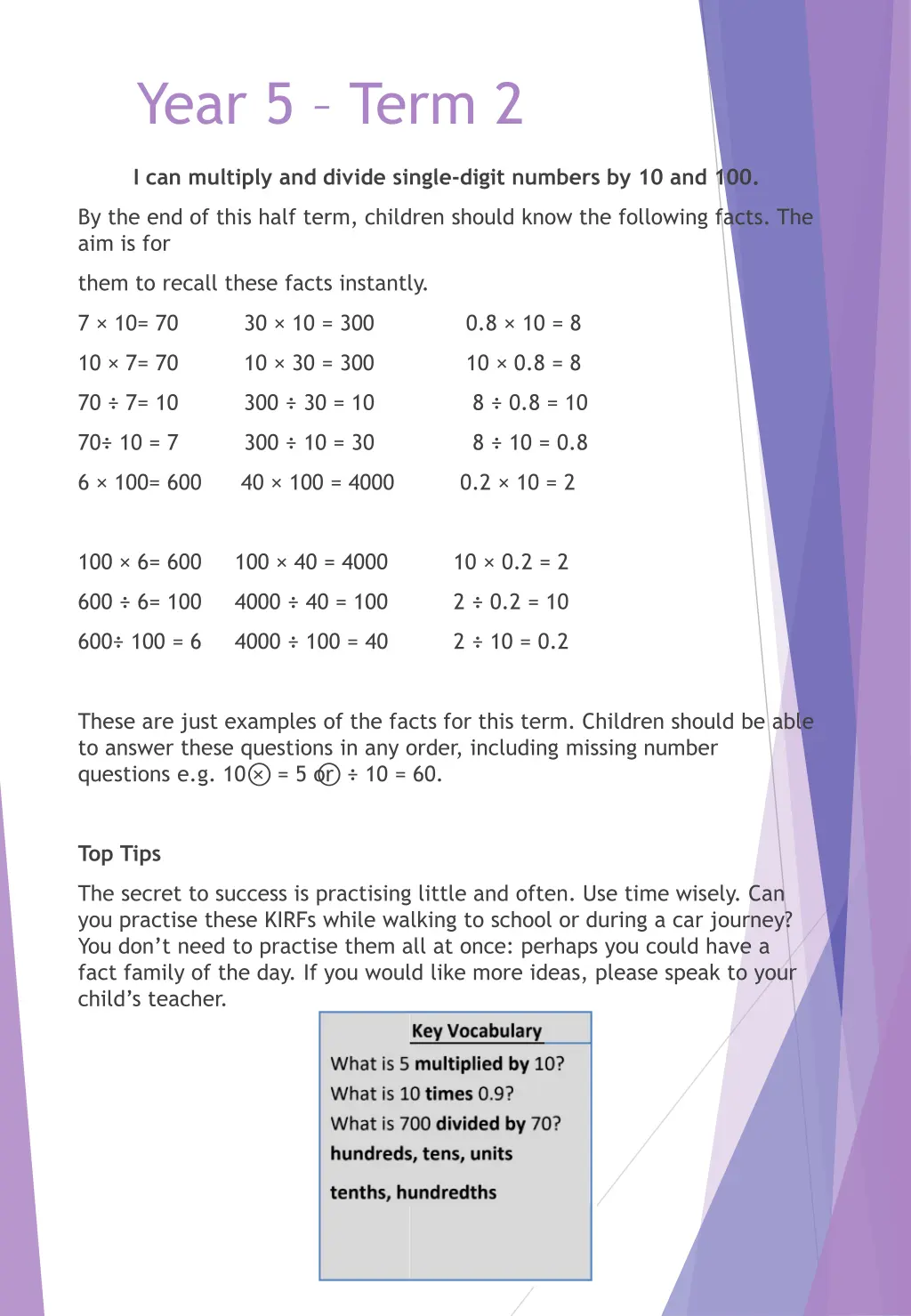 year 5 term 2