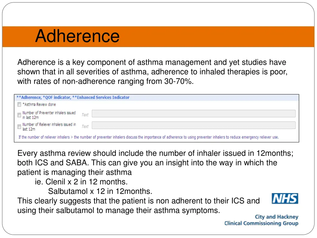 adherence